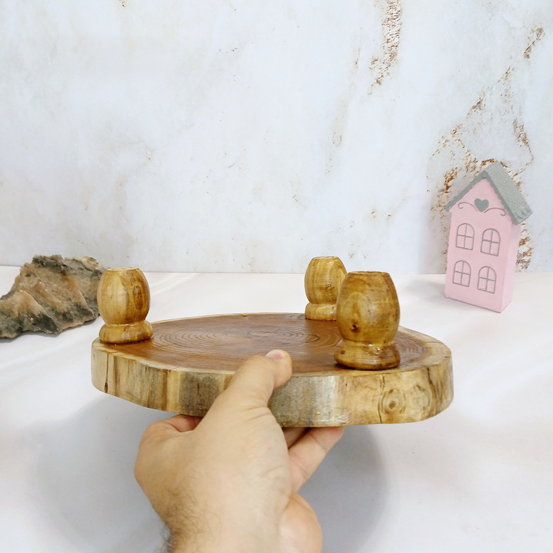 تخته سرو چوبی مدل پایه دار کد S101