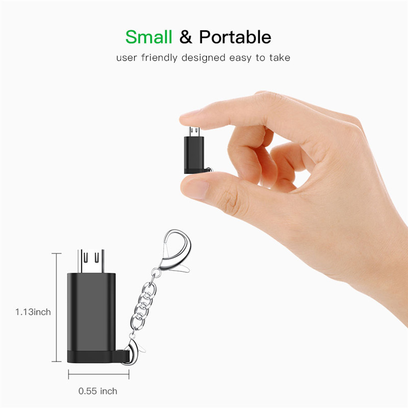 مبدل USB-C به MICROUSB کد CM1002 بسته دو عددی