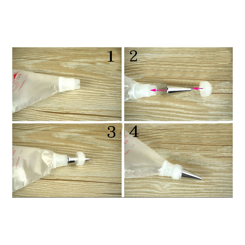 رابط ماسوره شیرینی پزی مدل RBT-03 مجموعه 3 عددی