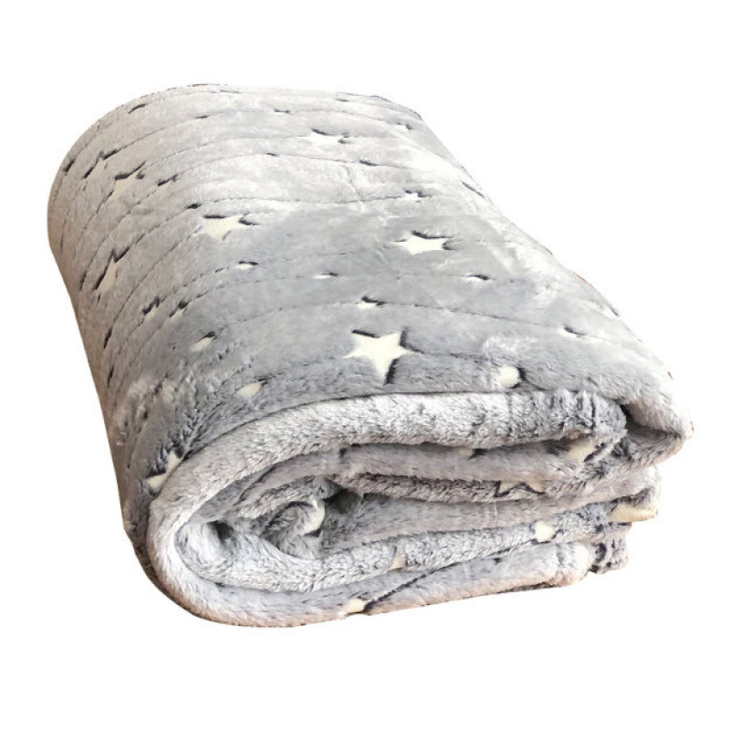 پتو مسافرتی 1 نفر ویراگیتا مدل شبنما ستاره دنباله دار کهکشانی سایز 150x200 سانتی‌متر