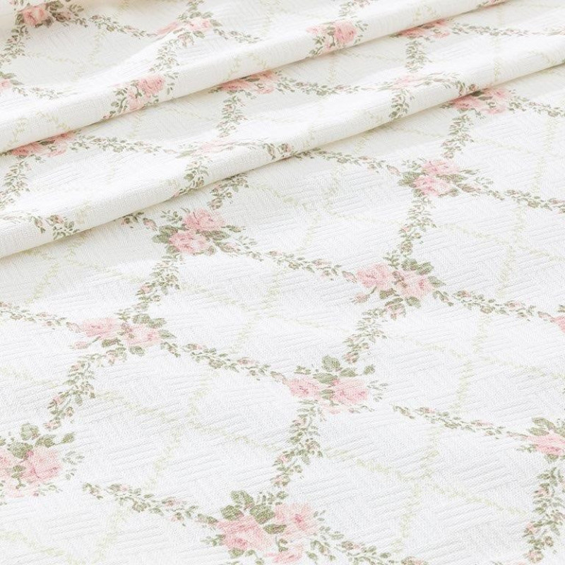 روتختی انگلیش هوم مدل Rose Chain یک نفره سایز 150x220 سانتی متر