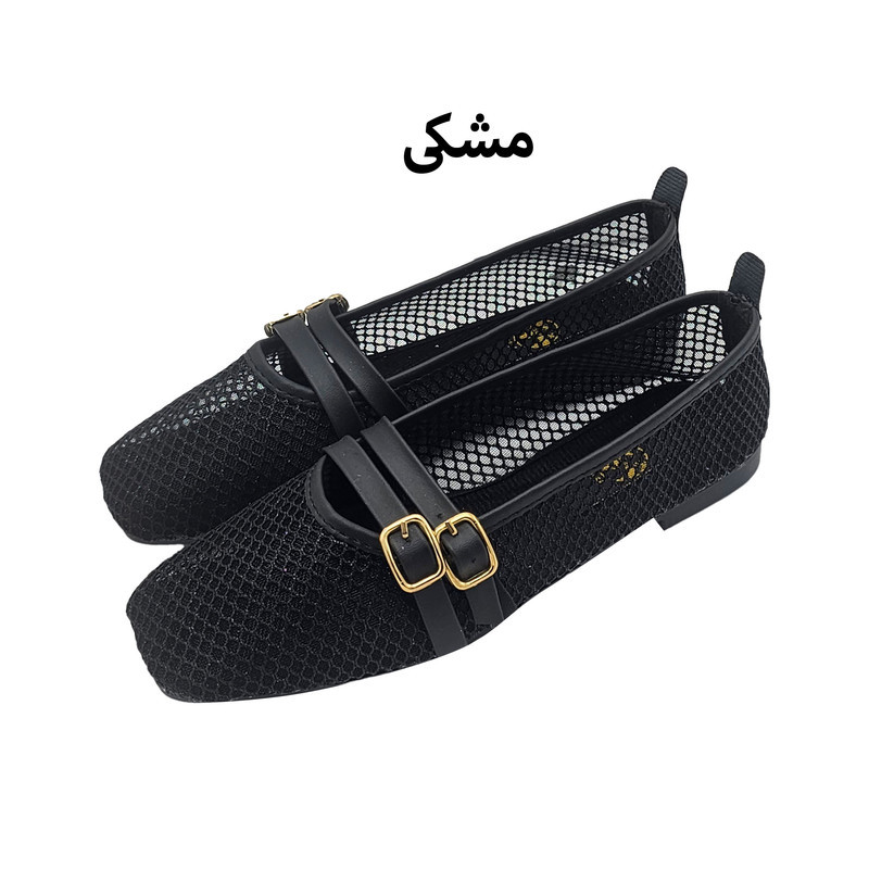 کفش زنانه سیی 1966 مدل اسلیپر بالرین توری کد 2460