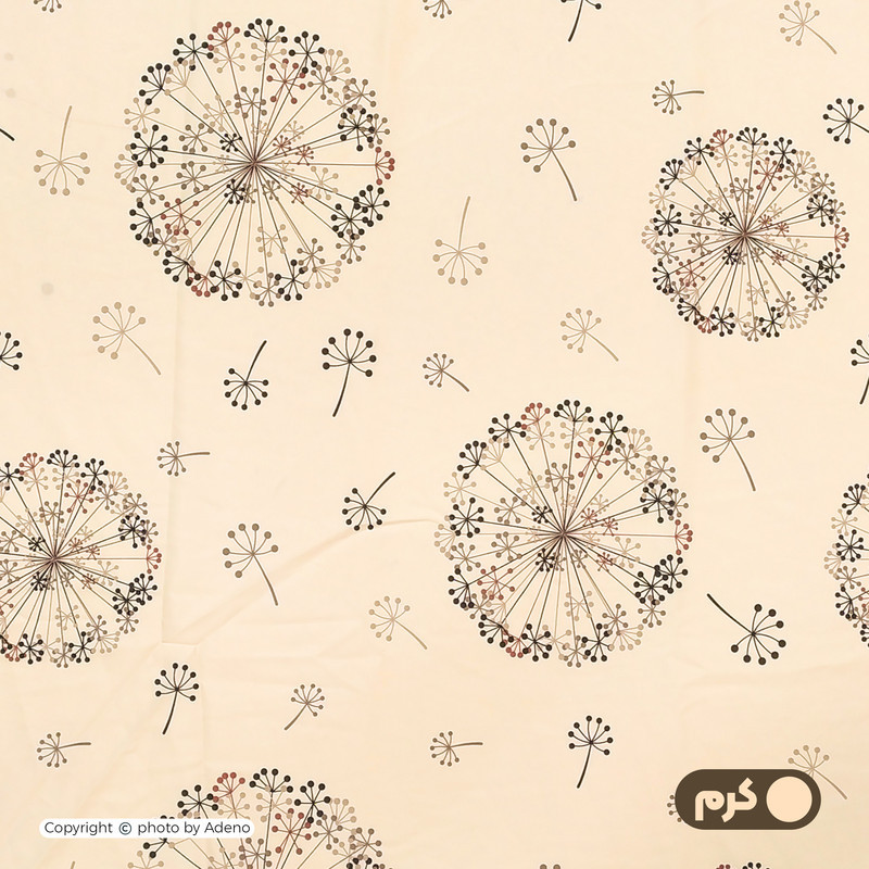 کاور لحاف آدنو مدل Dandelion کد IR119 یک نفره سایز 160x220 سانتی متر