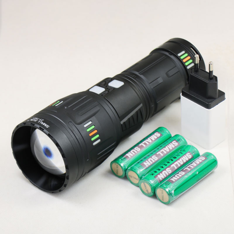 چراغ قوه دستی اسمال سان مدل T601 با نور مهتابی
