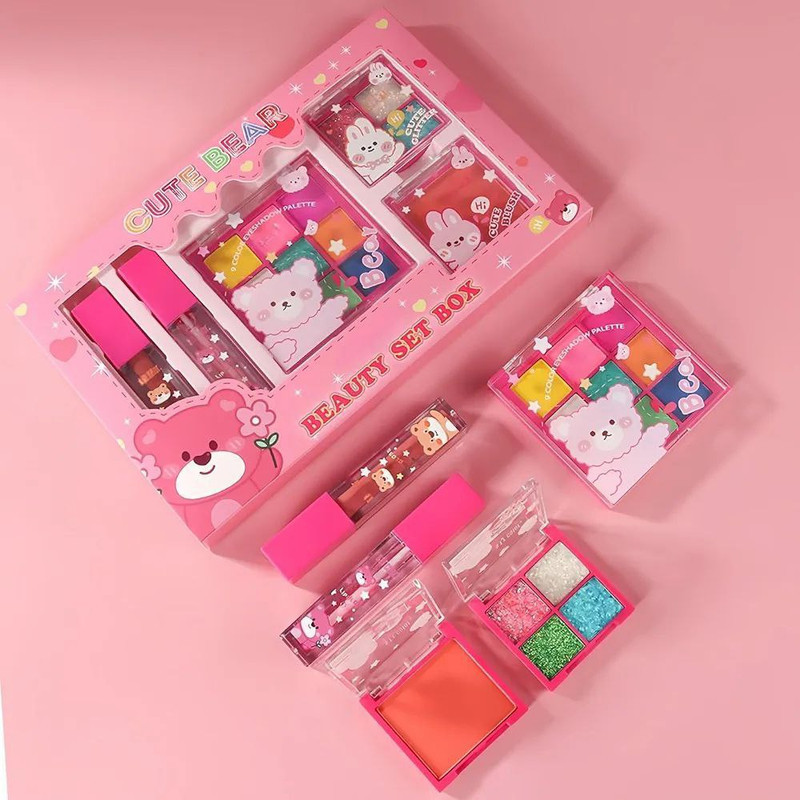مجموعه آرایشی cute bear مجموعه ۵ عددی