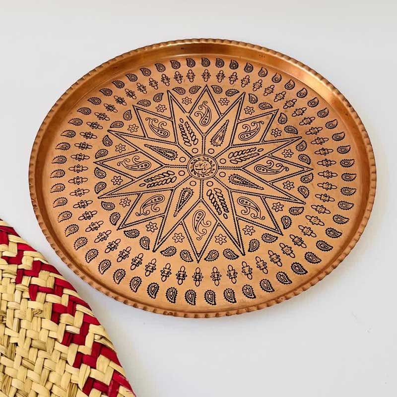 سینی مسی مدل گرد کد ZH45