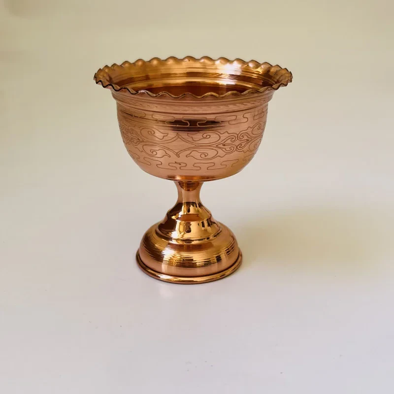 جام هفت سین مسی طرح لیزری کد ZH266.2