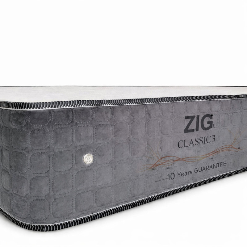 تشک طبی فنری زیگ مدل classic3 دو نفره سایز 200×160 سانتی متر