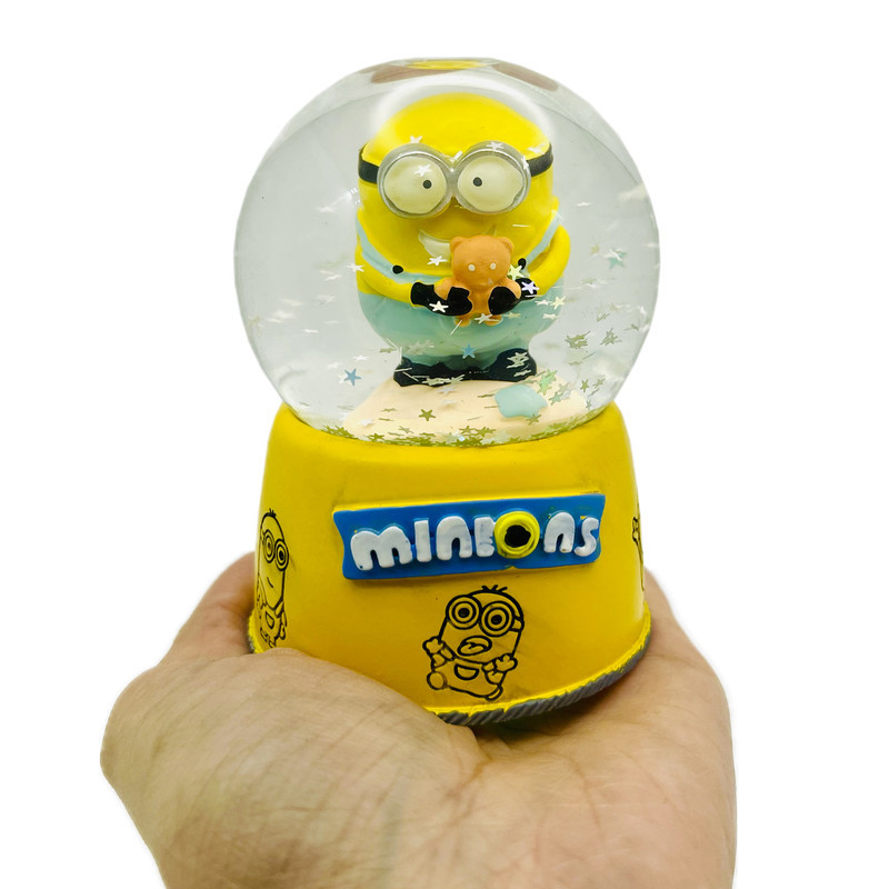 گوی چراغ‌دار مدل minions طرح مینیون و خرس عروسکی کد A6378