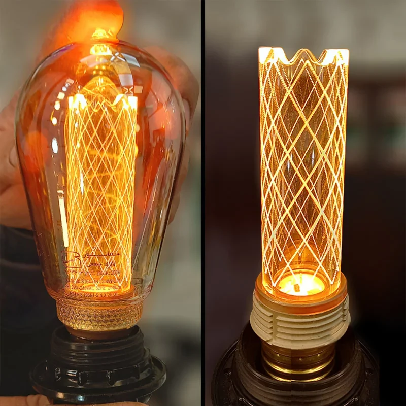 لامپ ال ای دی فیلامنتی 4 وات نمانور مدل DECORATIVE پایه E27