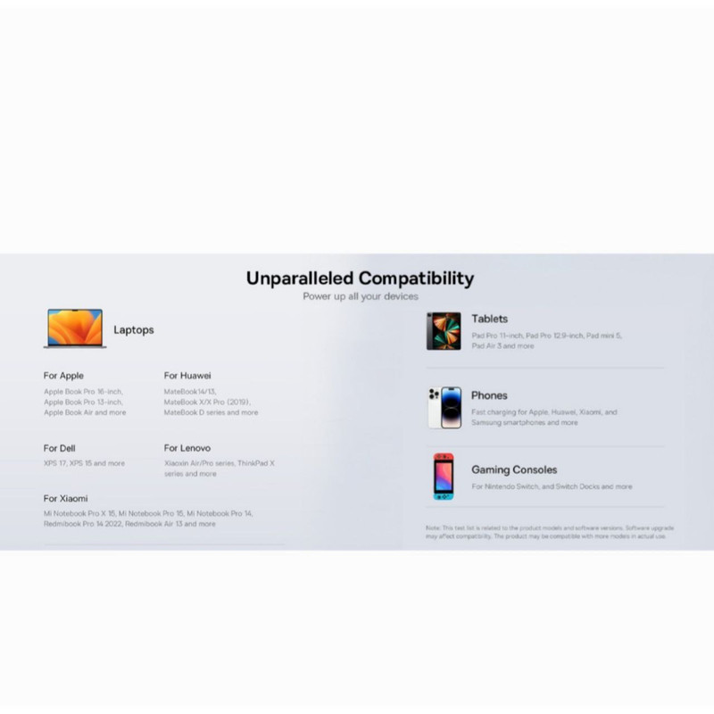 شارژر دیواری 100 وات بیسوس مدل GAN5 PRO 100W به همراه کابل USB-C