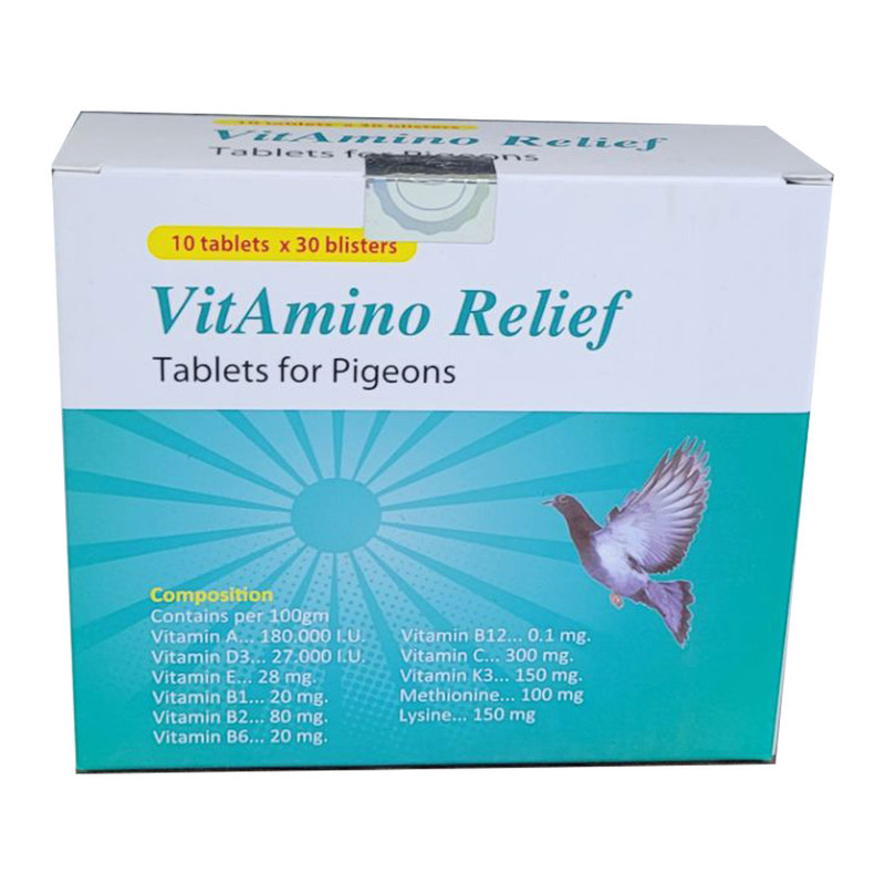 قرص مولتی ویتامین پرندگان ریلایف مدل Vitamino مجموعه 10 عددی