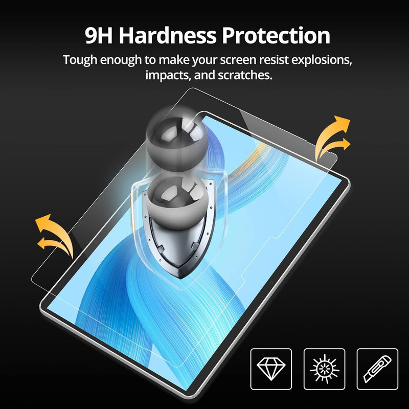 محافظ صفحه نمایش مدل tempered مناسب برای تبلت مایکروسافت Surface Pro 8910