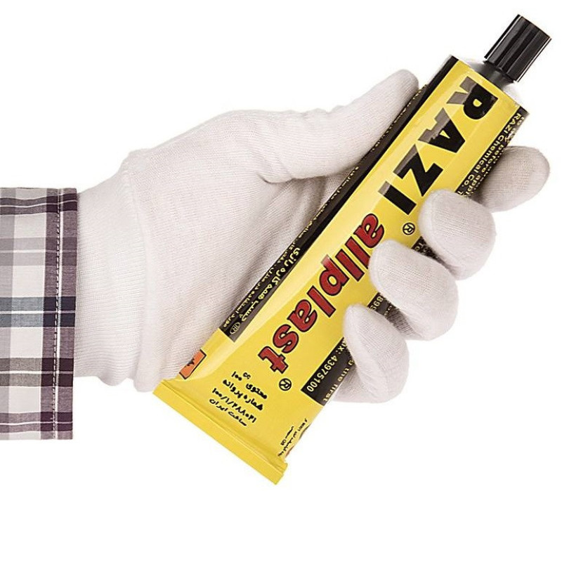 چسب همه کاره رازی مدل Razi Allplast All Purpose Adhesive 50ml کد 007 حجم 50 میلی لیتر بسته 3 عددی
