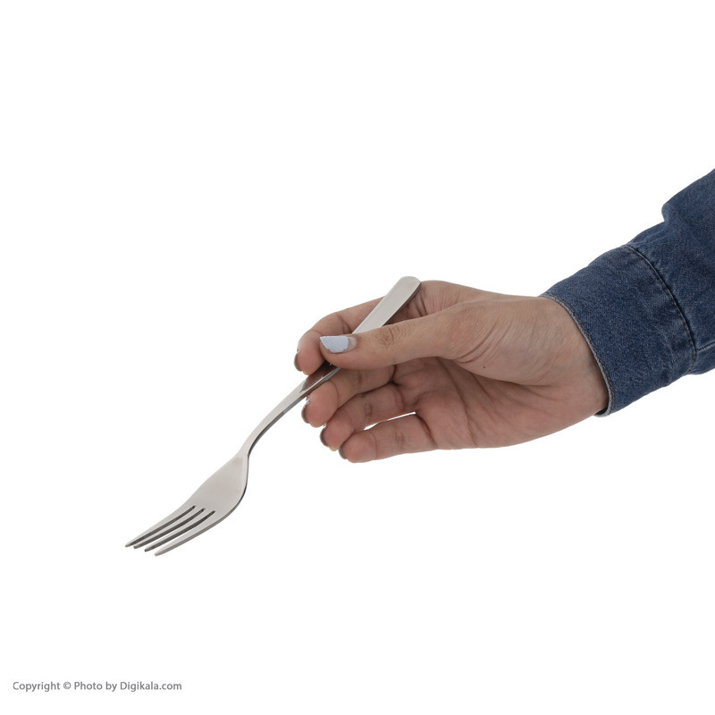 سرویس قاشق و چنگال غذاخوری 12 پارچه صنایع استیل ایران مدل روما کد 6