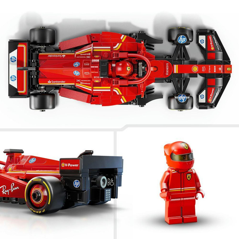 لگو  سری اسپید مدل  Ferrari SF-24 F1 Race Car کد 77242