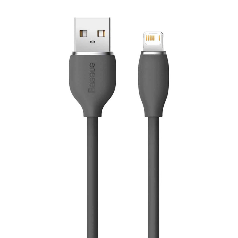 کابل تبدیل USB به لایتنینگ باسئوس مدل Jelly Liquid Silica Gel CAGD000101 طول 2 متر