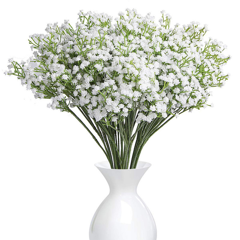 گل مصنوعی بوته عروس بسته 2 عددی، ابعاد 15×15×35 سانتی‌متر، وزن 40 گرم