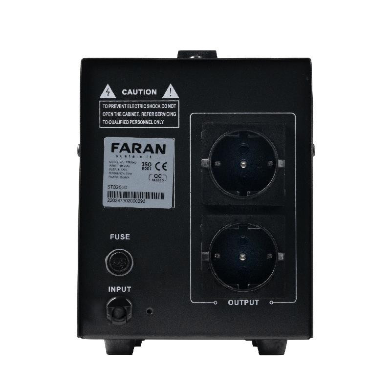 استابلایزر فاران مدل STB2000 ظرفیت 2000 ولت آمپر