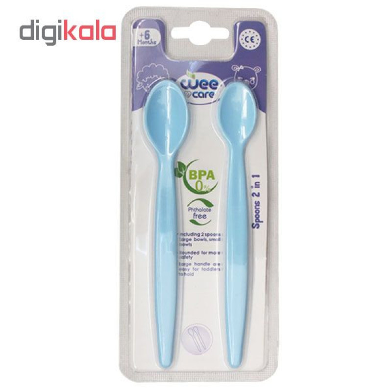 قاشق  کودک وی کر کد 923 بسته 2 عددی