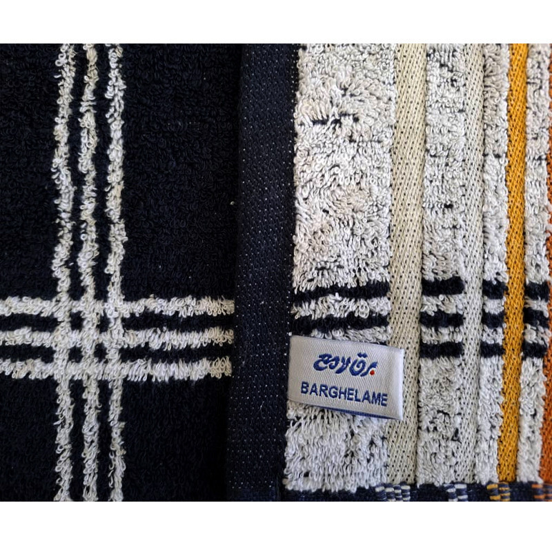 حوله حمام برق لامع مدل آلفا سایز 160*100 سانتی متر
