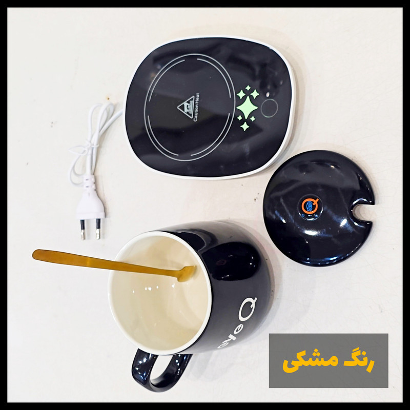ماگ آی کیو طرح Lucky eyeQ مدل Smart Rose کد Ai-V26 به همراه گرم کن