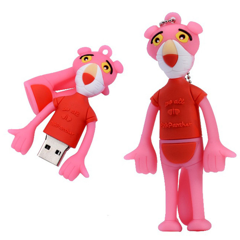 فلش مموری طرح پلنگ صورتی مدل UL-Pink Panther ظرفیت 64 گیگابایت