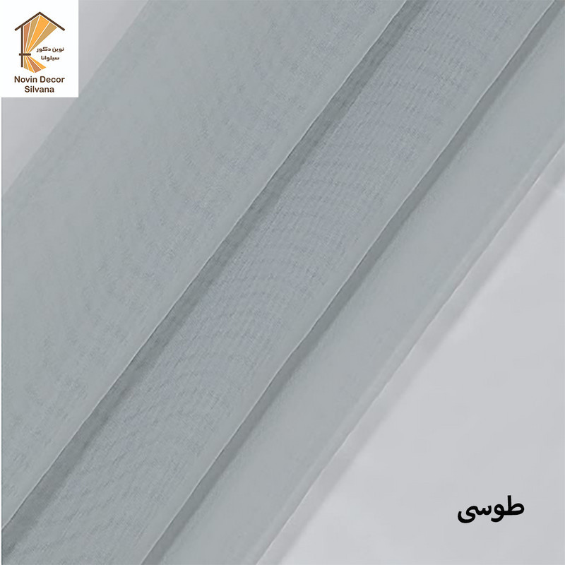 پرده پانچ نوین دکور سیلوانا مدل حریر 3 سایز 280x300 سانتی‌متر