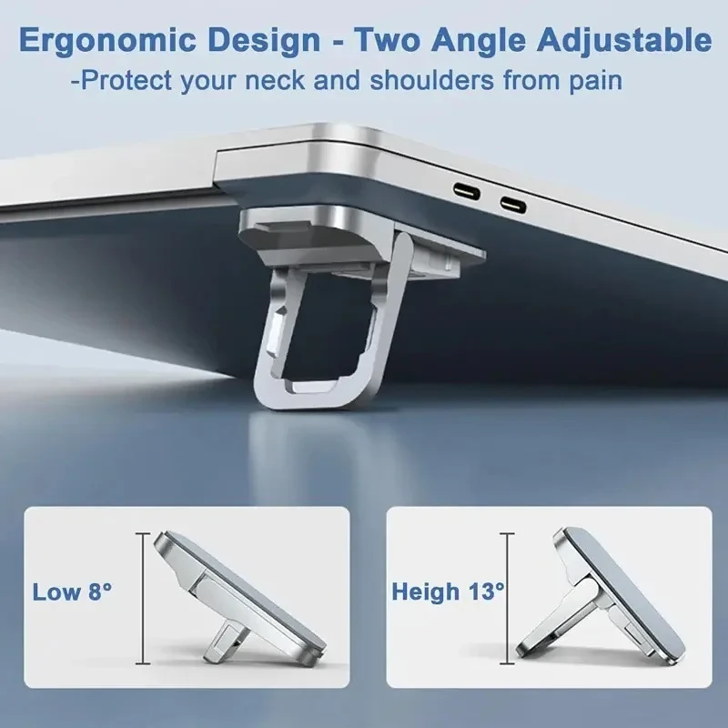 پایه نگهدارنده لپ‌تاپ مدل Aluminum alloy Q2 مناسب برای لپ تاپ‌های17 اینچی و کوچکتر بسته 2 عددی