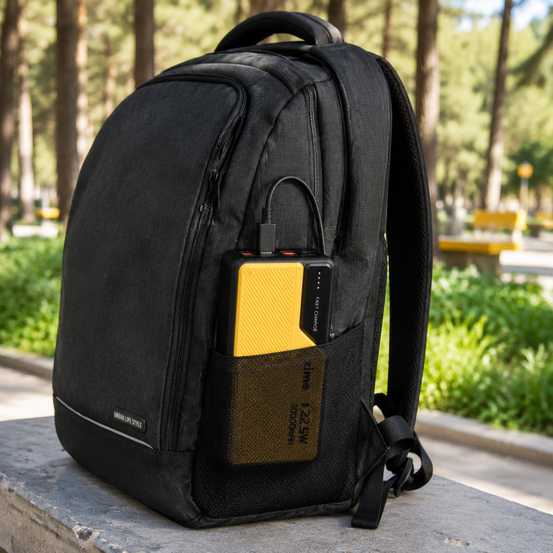 پاوربانک 22.5 وات زیم مدل Ultra Pro B13 ظرفیت 30000 میلی‌آمپرساعت