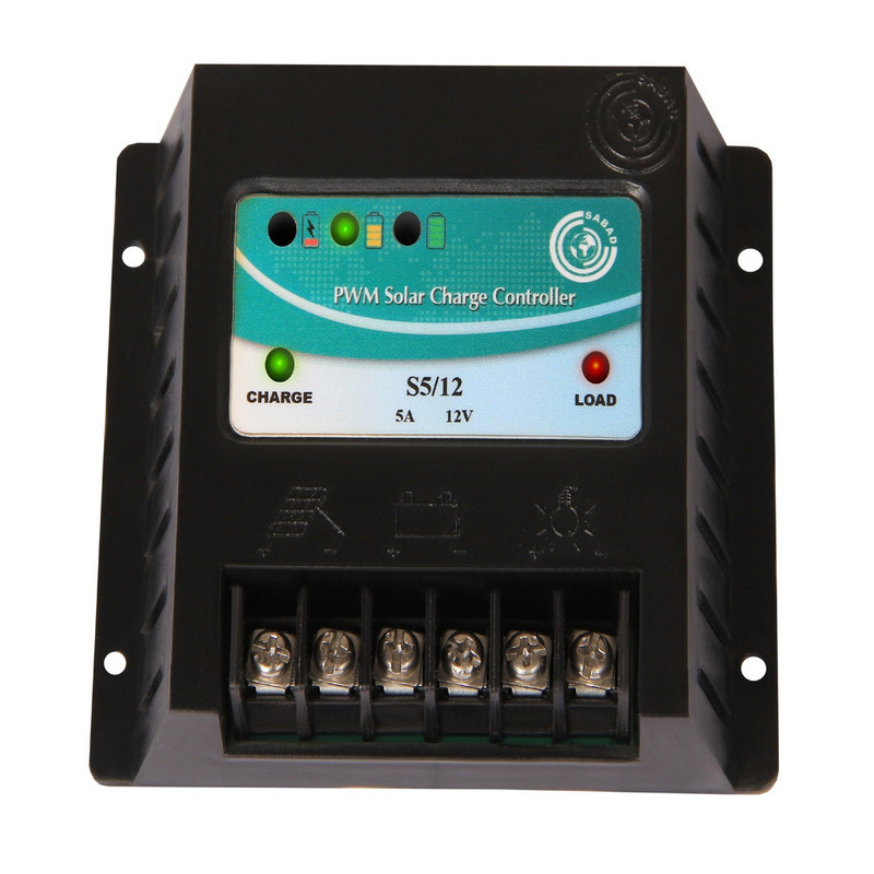 شارژ کنترلر خورشیدی ساباد مدل PWM S512