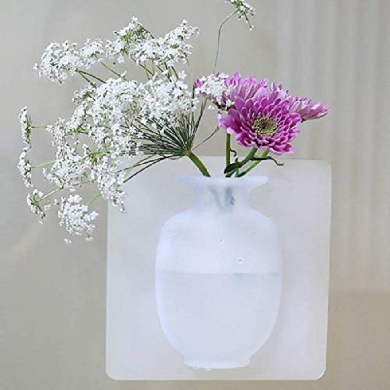گلدان مدل سیلیکونی چسب دار