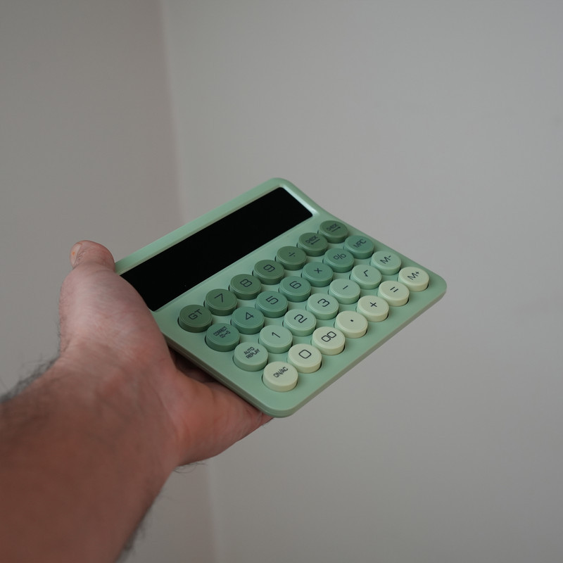 ماشین حساب رومیزی مدل پاستلی کد OS-9188