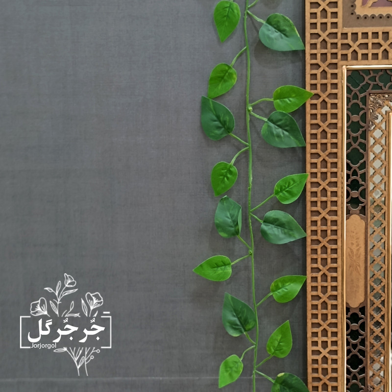 گل مصنوعی جُرجُرگل مدل ریسه برگ نخی پتوس لمسی