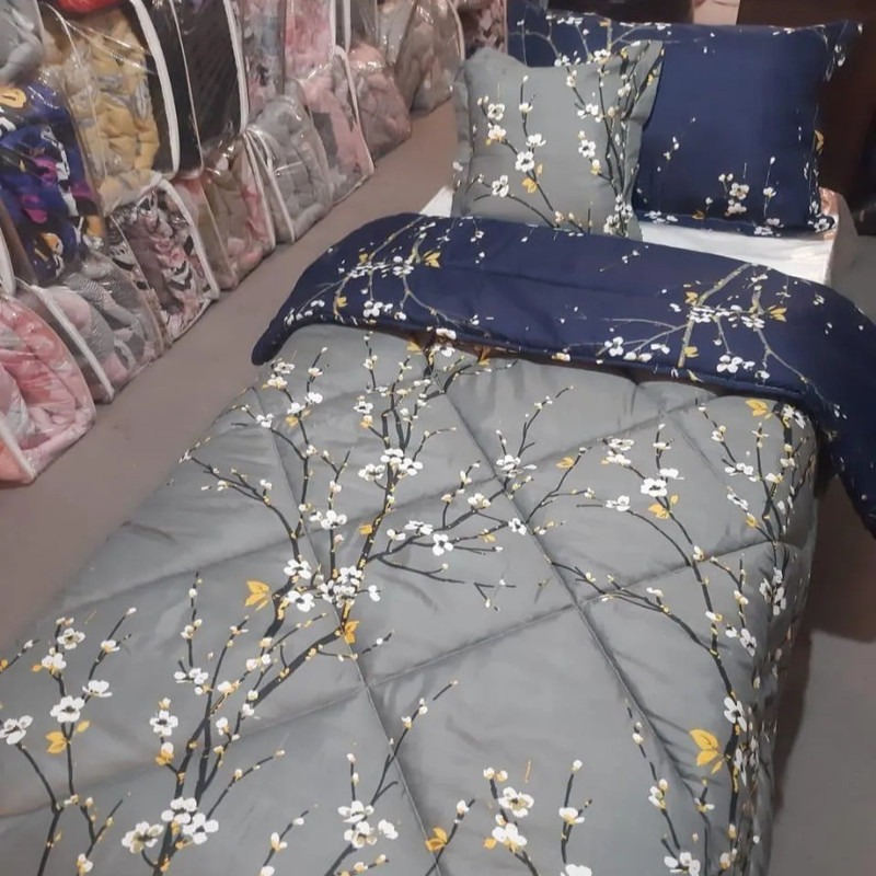 سرویس روتختی مدل شکوفه niki010 کد 90 یک نفره سه تکه