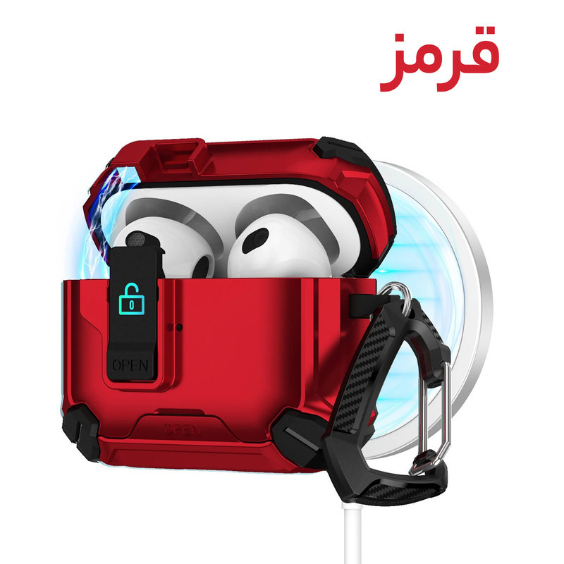 کاور سامورایی مدل Quad-22 مناسب برای کیس اپل ایرپاد Airpods 4