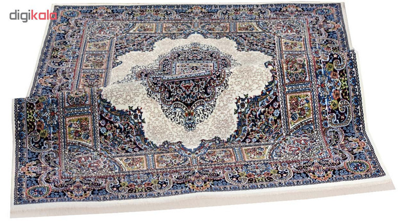 فرش ماشینی فرش سهند کد VF14.5K زمینه کرم