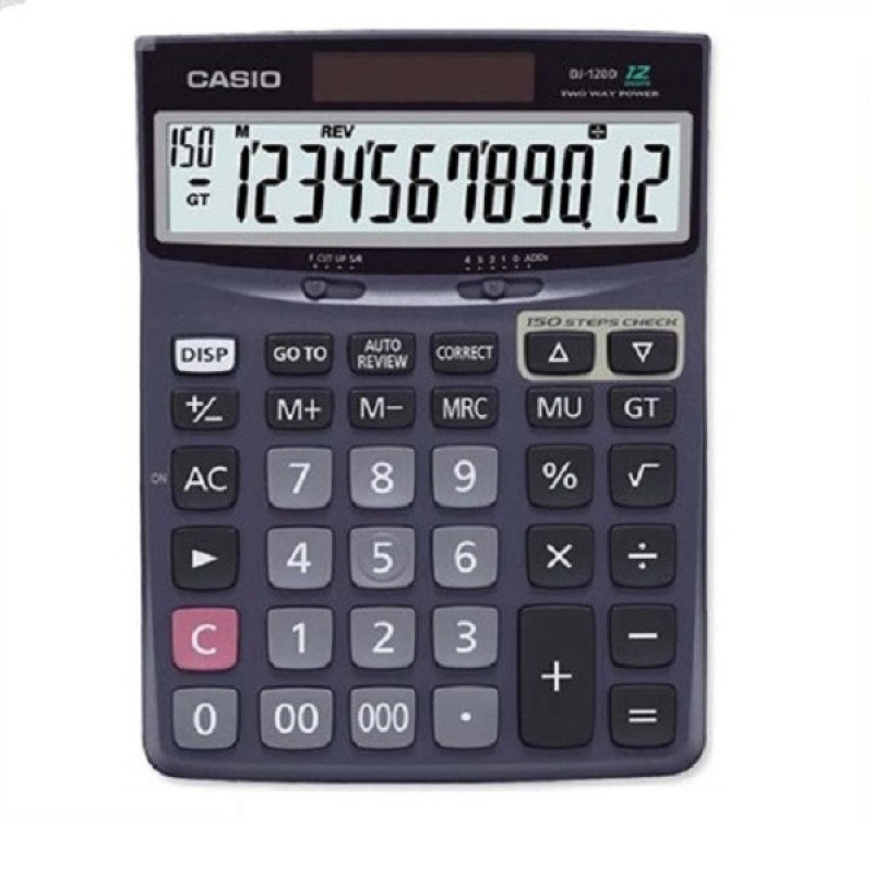 ماشین حساب کاسیو مدل دی جی کد 120