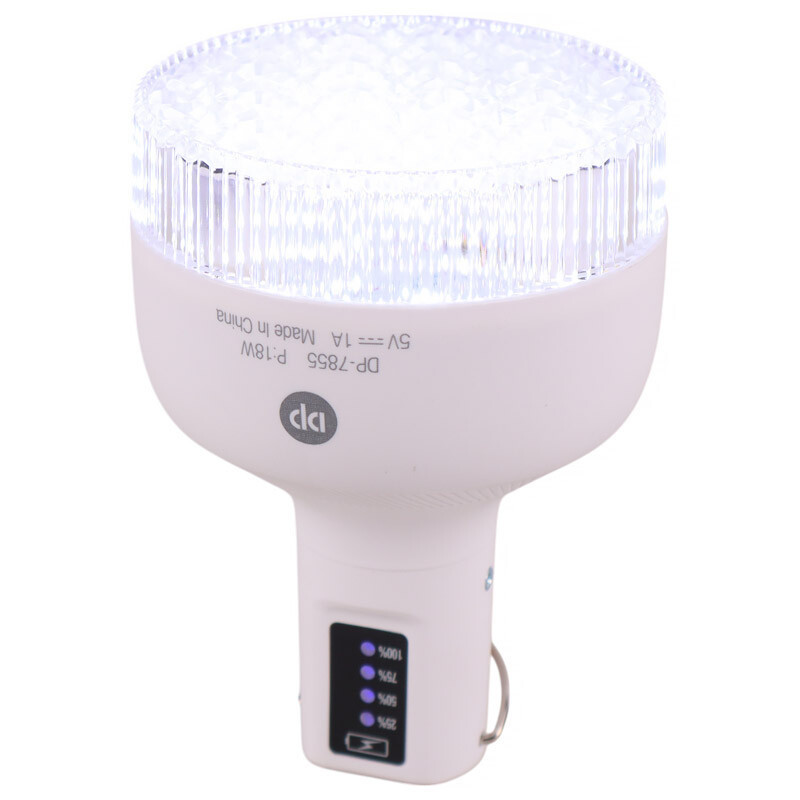 چراغ آویز چادر دی پی مدل DP-7855 18W با نور مهتابی