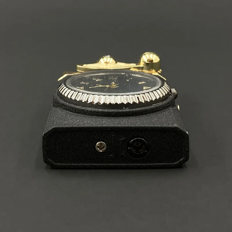 فندک مدل ساعت هندلی دوشعله کد DKD-1348