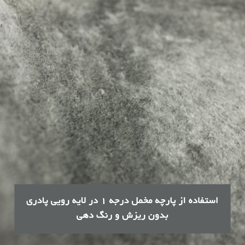 پادری شاران هوم مدل 3 لایه اسفنج دار طرح مخمل سایز 45×70 سانتی متر