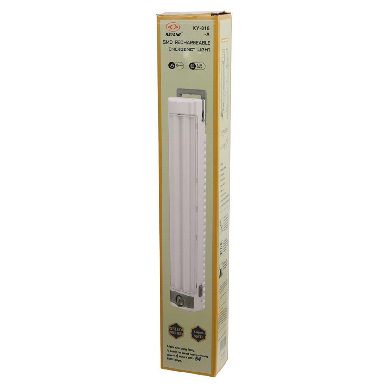 چراغ اضطراری کیانگ مدل KY-818 با نور مهتابی