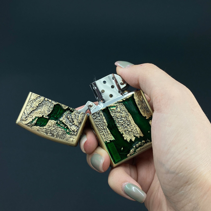 فندک بنزینی زورو مدل کلکسیونی کد DKD-2080