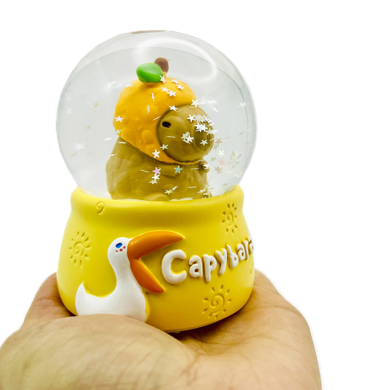 گوی مدل چراغدار Capybara طرح کوالا هویج عاشق کد D1623.11.S600