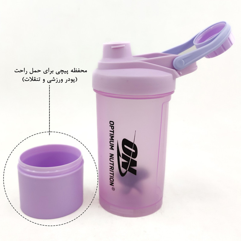 شیکر ورزشی اپتیموم نوتریشن مدل ON825 گنجایش 0.5 لیتر