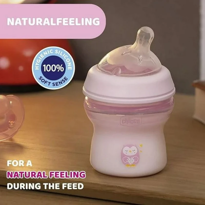 شیشه شیر چیکو مدل نچرال فیلینگ گنجایش 150 میلی لیتر