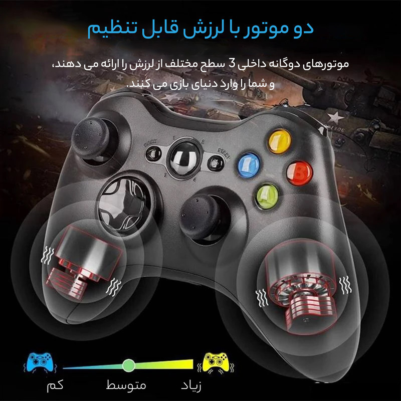 دسته بازی ایکس باکس 360 مدل wireless controller xbox-360