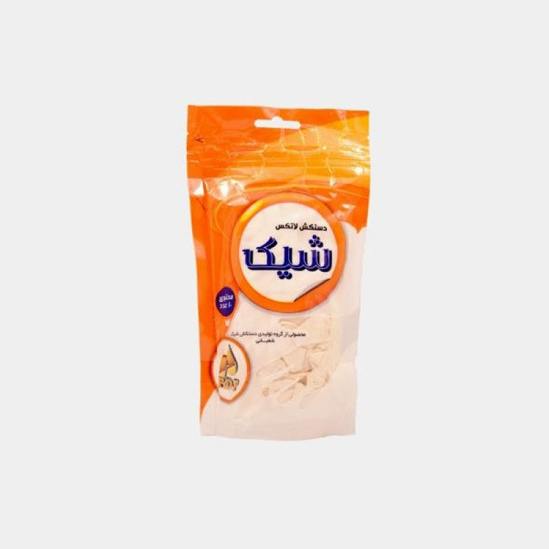 دستکش لاتکس شیک مدل DL104 سایز لارج بسته 4 عددی