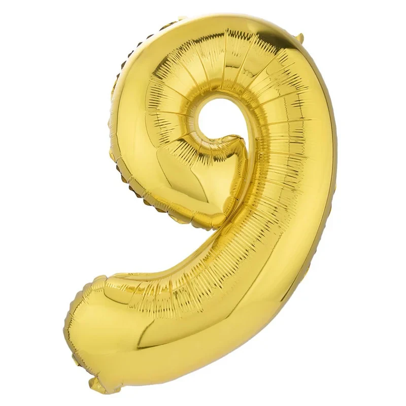 بادکنک فویلی هپی شو مدل Nine سایز 32 اینچ