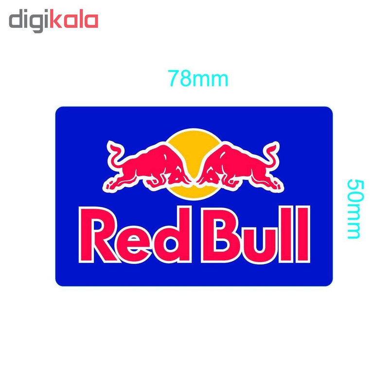 برچسب بدنه موتورسیکلت طرح ردبول کد 75 مجموعه 4 عددی
